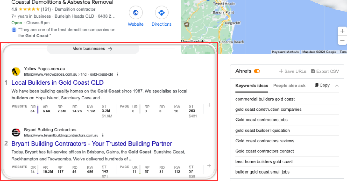 image pack local citations results for gold coast