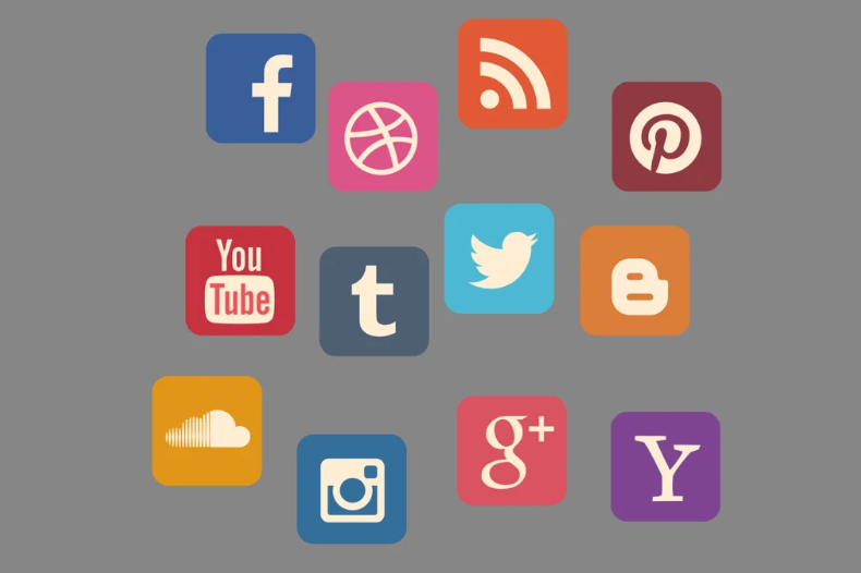 illustrations of social media logo